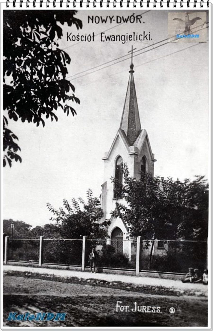 8 - Kościół ewangelicki po przebudowie w 1906r - lata 30ste.jpg