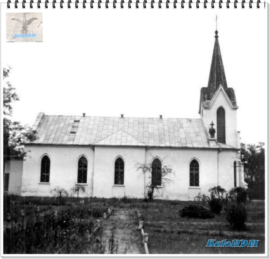 7 - Kościół ewangelicki po przebudowie w 1906r - lata 30ste.jpg