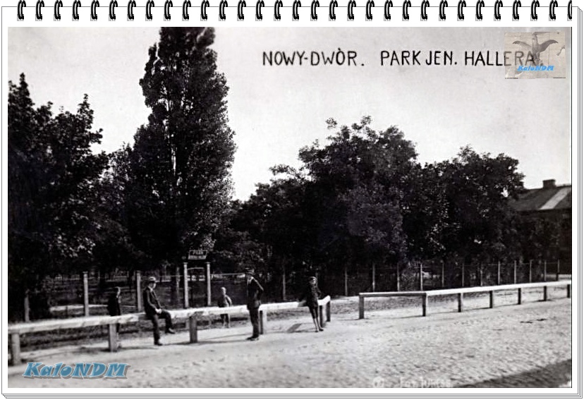 14 - Zdjęcie Parku Jenerała Hallera. Widok z ulicy Warszawskiej. (Obecnie Park Wybickiego).jpg